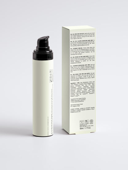 Zinc Face Gel - Oil-Free Daily Moisturizer